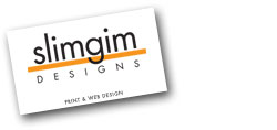 slimgim designs business card